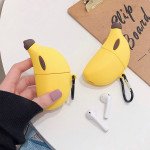 Wholesale Cute Design Cartoon Silicone Cover Skin for Airpod (1 / 2) Charging Case (Banana)